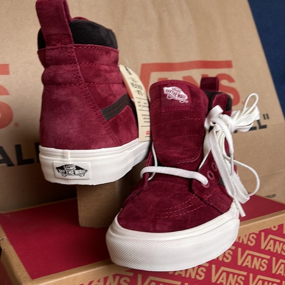Vans Sk8-Hi MTE Blng Red/Chocolatetrt sneakers WMNS - Picture 9 of 16